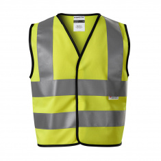 Child Safety Vest with 3 Reflective Strips (yellow)